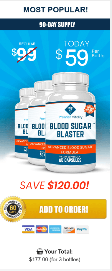 Blood Sugar Blaster buy 3 bottles